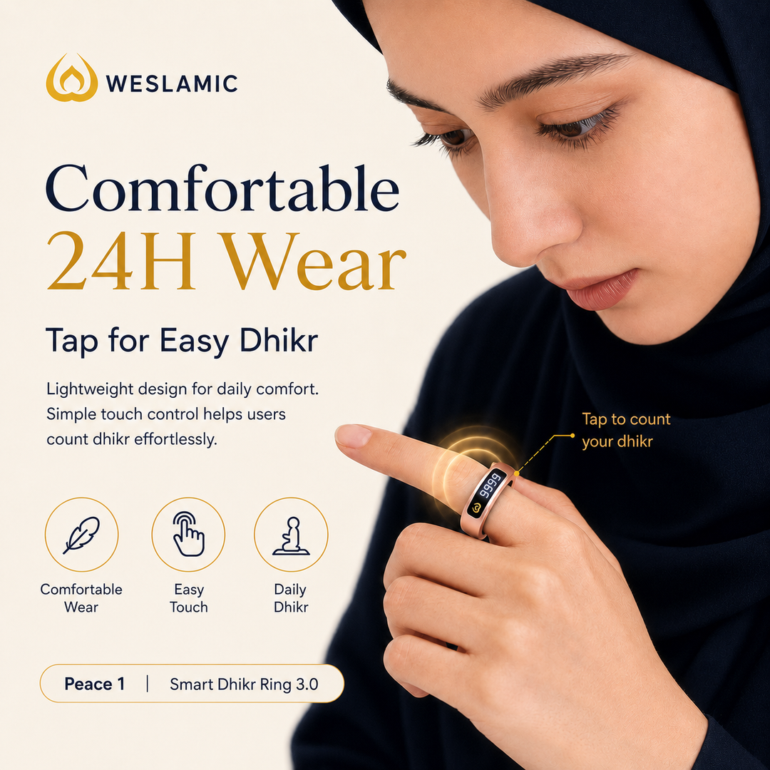 Weslamic iTasbih - Peace 1 (Newly launched vibration alert function)