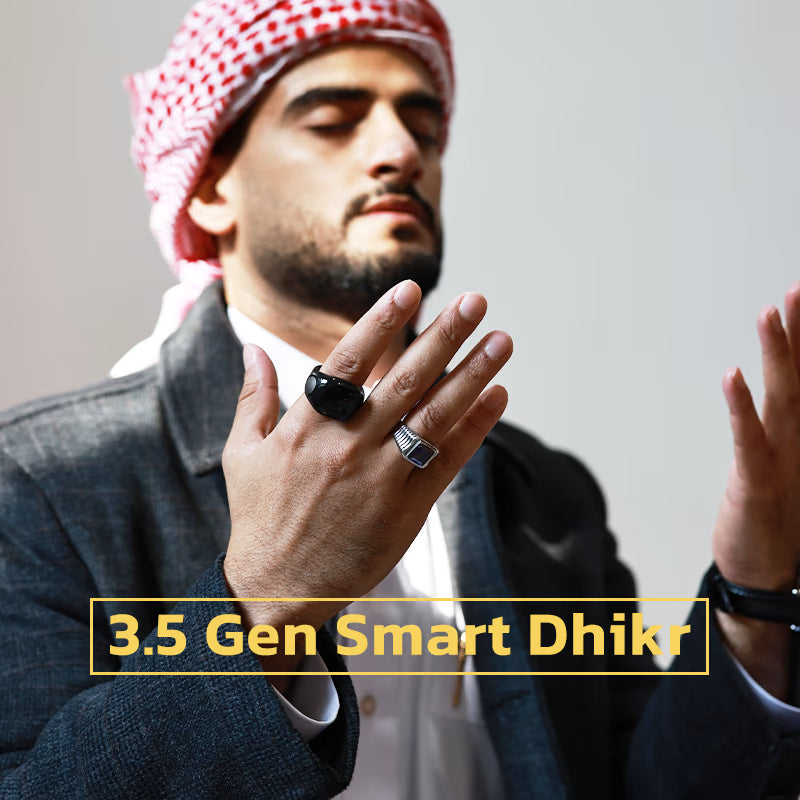 Al salama Smart Tasbih Zikr Ring Réveil numérique Musulman azan 20 mm Compteur Tasbih Smart Ring (Violet Al salama Smart Tasbih Zikr Ring Réveil numérique Musulman azan 20 mm Compteur Tasbih Smart Ring (Violet